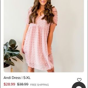 GORGEOUS BLUSH PINK MIDI DRESS